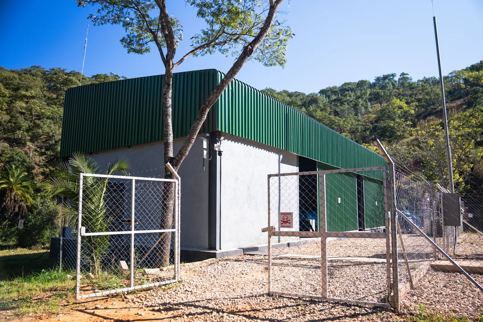 Penhalonga Energy hydro station in the field